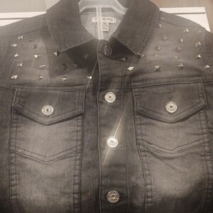 Steve Madden Kids Black and Gray Jacket